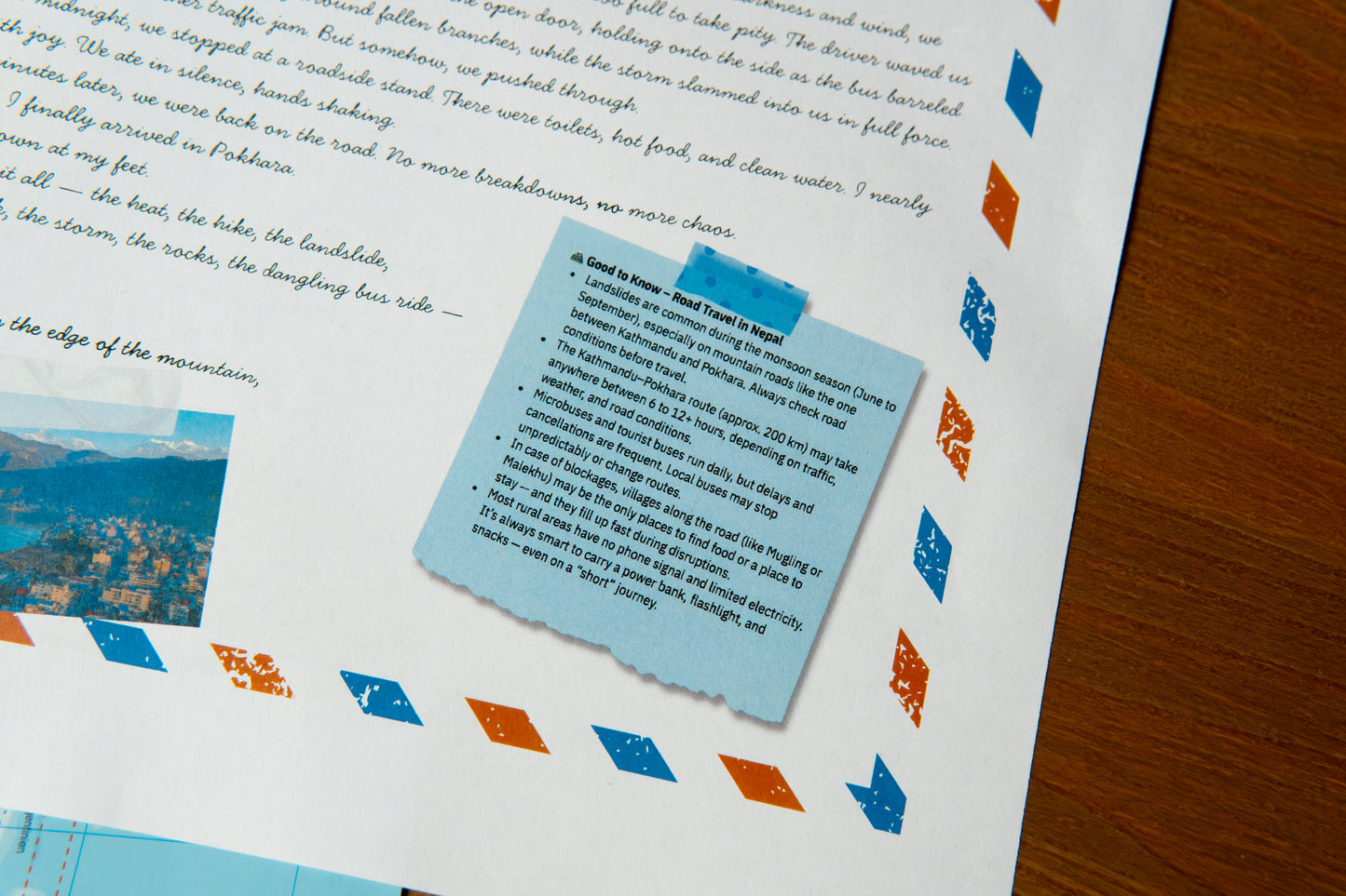 Monthly Travel Letter